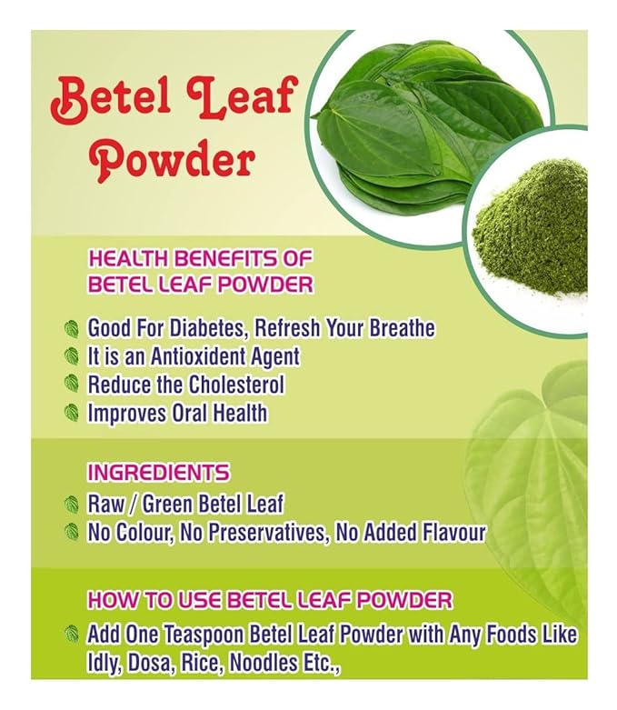 Verem Betel Leaf Powder 800g | Betel Leaf Powder | Vetrilai | Banarasi Paan (Pack of 2)