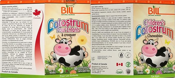 Bill Beauty Children's Colostrum 90 chewables