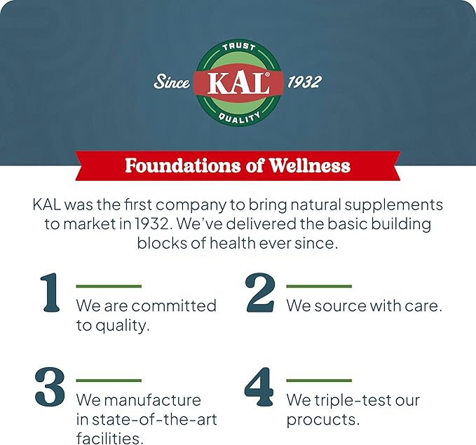 KAL Calming Magnesium Powder - Lemon Lime Flavor Magnesium Supplement - High Absorption Relaxation Support No Added Sugar Vegan Gluten Free Made Without Soy - 40 Servings 9.5 oz