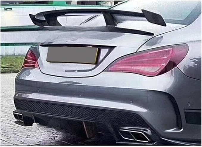 NanDeZ Carbon Fiber/FRP 3Pcs R Style Rear Diffuser Compatible for Mercedes Benz CLA W117 CLA180 CLA200 CLA250 CLA45 AMG Package 2013-2018 (Color : 3PCS FRP Primer)