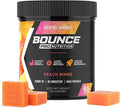 Bounce Pro Creatine Monohydrate Gummies for Men &amp Women Low Calorie 6G of Creatine per Serving Vegan Anti-Melting Gluten-Free Non-GMO 2g of Creatine per Gummy (30ct Peach Rings)