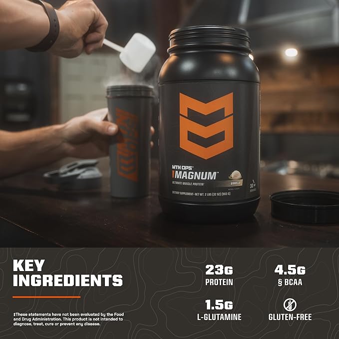 MTN OPS Creatine + Magnum Protein Vanilla Bundle