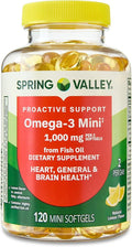 Convergence Proactive Support Omega-3 Mini from Fish Oil Dietary Supplement 1000 mg 120 Count