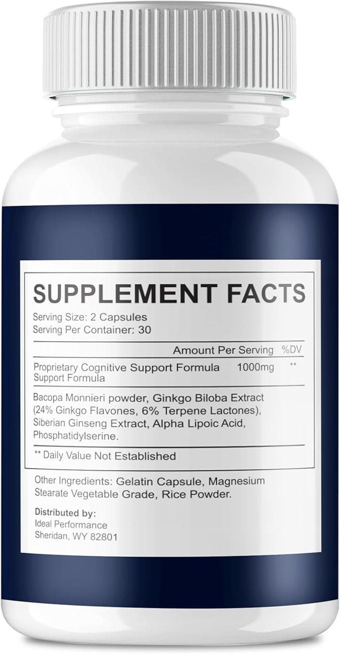 SofonNerve Supplement Capsules SofonNerve Health Formula Supplement Pills - Maximum Strength Advanced Brain &amp Memory Focus All Natural Daily Vitamins Support So Fon Pills Reviews (2 Pack)