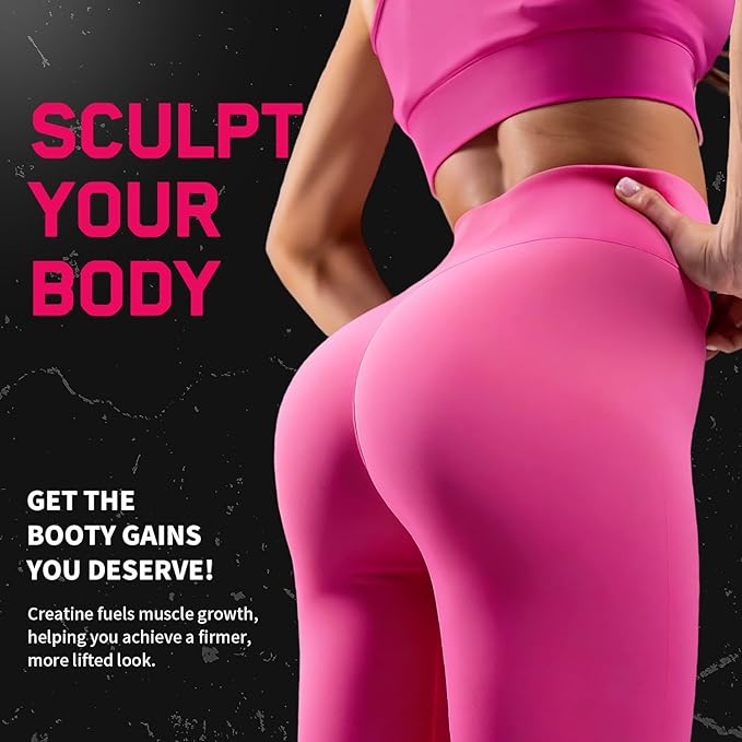 Creatine for Women 5000mg Creatina Monohidratada Gummies with Collagen &amp BCAAs for Muscle Recovery Energy &amp Skin Chewable Post-Workout Supplement Sugar-Free No Bloating 4 Gummies Per Day