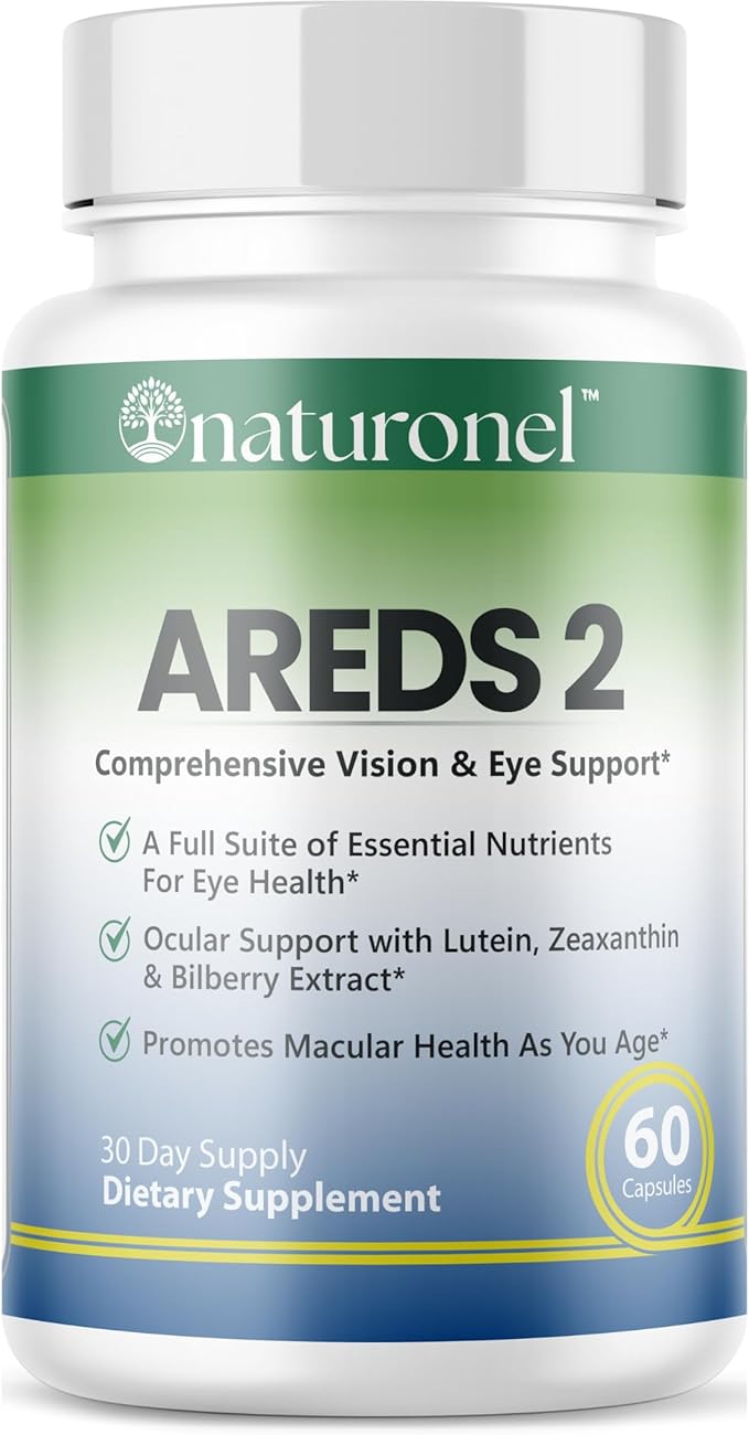 Areds 2 Formula – Eye Health Vitamins for Adults Over 50 | Lutein Zeaxanthin Bilberry Eyebright | Eye Vitamins for Seniors | Ultimate Eye Support – All Reds 2 Eye Vitamins (3 Bottles)