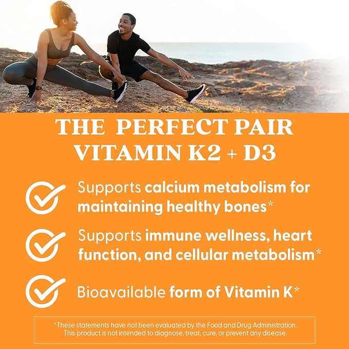 Doctor's Best Natural Vitamin K2 MK-7 Plus D3 - VIT D3 and K2 MK7 Supplement for Men &amp Women Supports Tissue Artery &amp Bone Health Non-GMO Gluten Free Soy Free Vegetarian - 60 Veg Caps