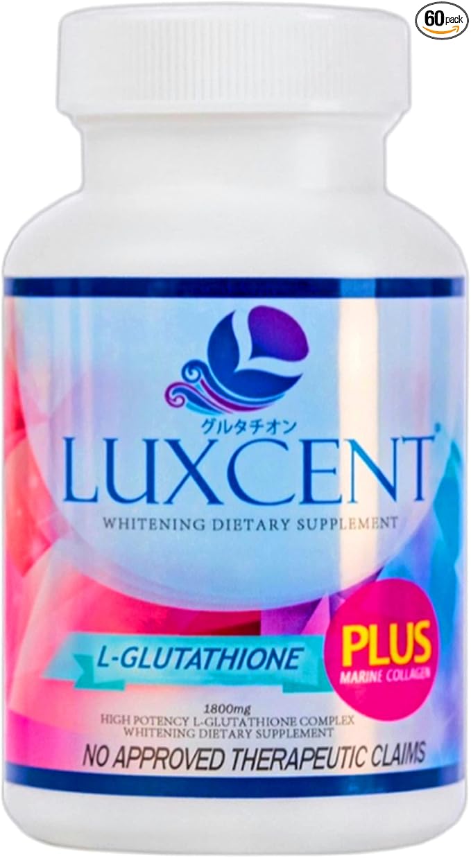 Luxcent Luminous Caps L-Glutathione with Marine Collagen Japan Formula 60 Capsules