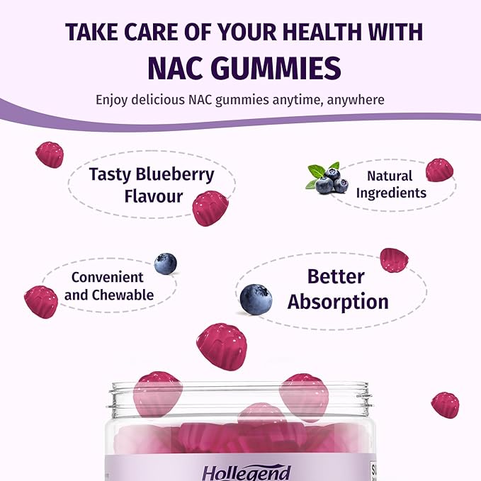 6 in 1 NAC Gummies Chewable N Acetyl Cysteine 1000mg Supplement for Kids &amp Adults with ALA Zinc Vitamin C &amp E Selenium Support Antioxidant &amp Immune System Blueberry Flavor Sugar Fr