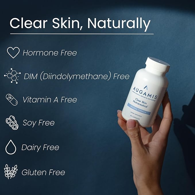 Hormonal Acne Treatment for Women - No DIM - (60 Caps 485 mg) – DIM-Free Acne Medication - Helps Nodular &amp Hormonal Acne - Acne Treatment for Teenagers &amp Adults (60 Count (Pack of 3)