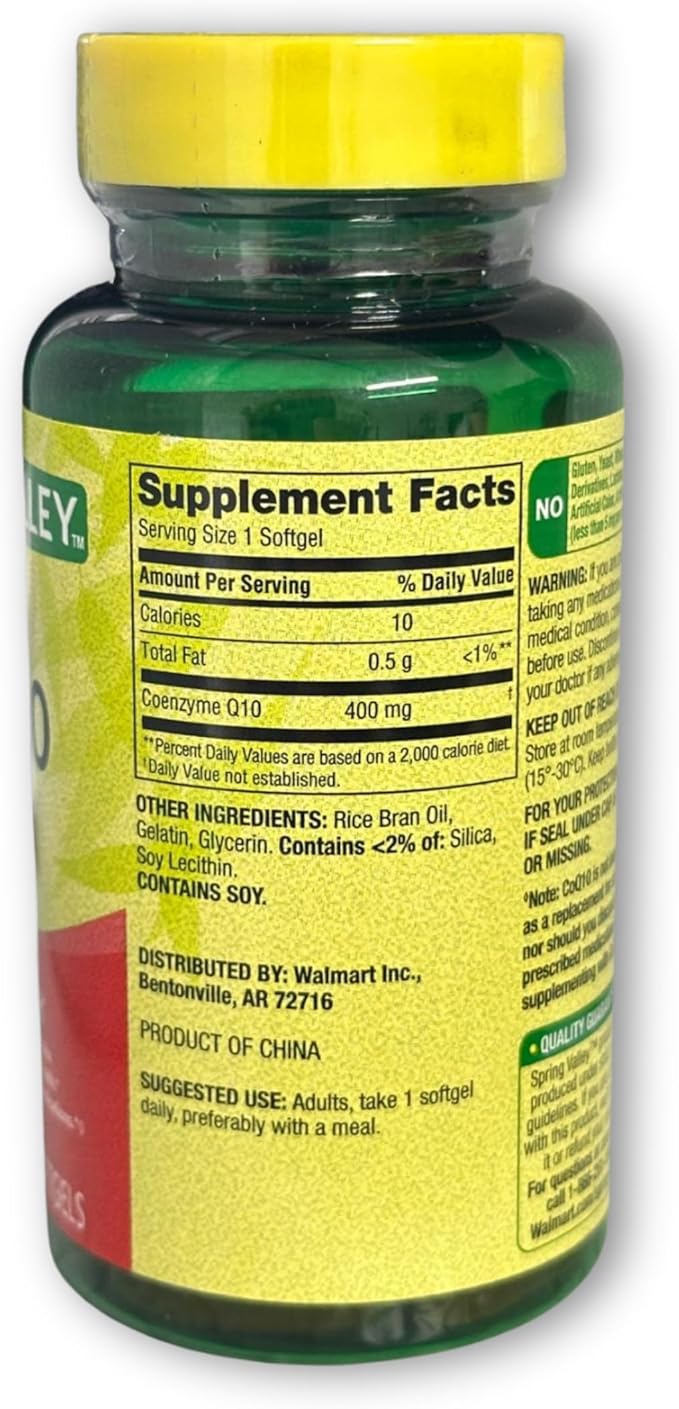C0q10 400mg- Rapid-Release 30 softgels (Pack of 1) Boxed by Fusion Shop Store
