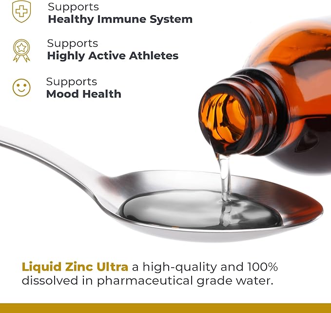 Premier Research Labs Liquid Zinc Ultra Supplement - for Immune Support &amp Well-Being for Adults &amp Kids - Highly Absorbable Drops - Used for Rapid Analysis of Zinc Status - 8 fl oz