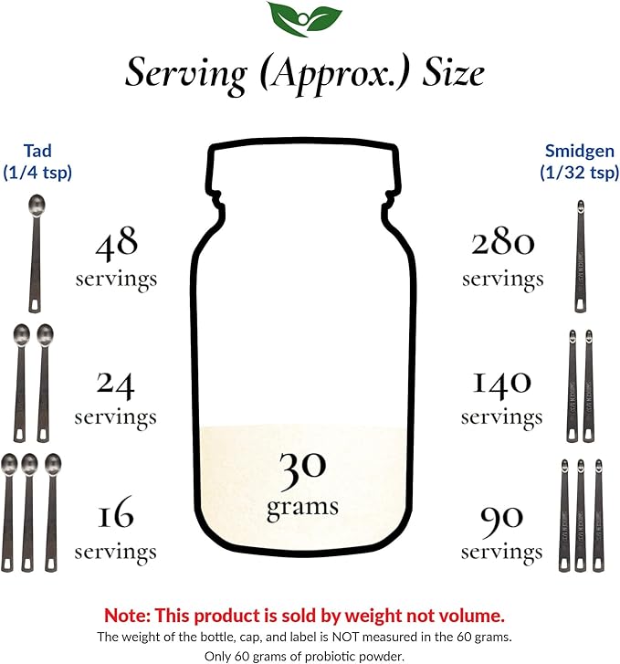 Foods For Gut Akkermansia Muciniphila Pasteurized Powder 100 Billion TFU/g | Direct from Manufacturer | No Third-Party Storage | Digestive &amp Immune Support | High Potency | 30 Grams (1.05 Oz)