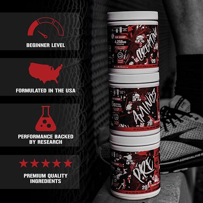 5% Nutrition Code Red Aminos BCAA &amp EAA Post Workout Recovery Powder | Full Spectrum Essential Amino Acid Complex for Men &amp Women (Southern Sweet Tea)
