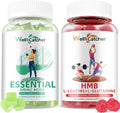 HMB and Leucine Gummies with Essential Amino Acids Gummies for Muscle Growth Energy Support