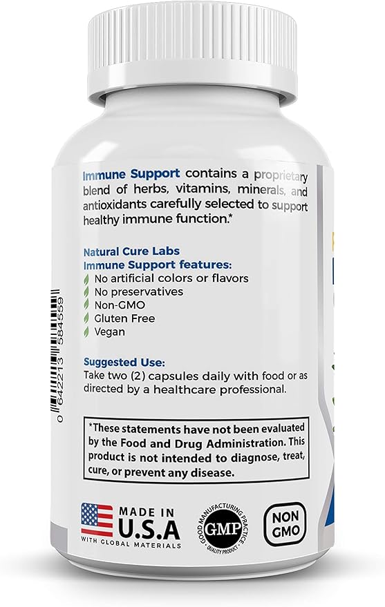 Natural Cure Labs Bundle: Clean L-Lysine with Immune Support