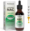 Liposomal Liquid NAC Drops NAC Supplement N-Acetyl Cysteine NAC 600 mg with Milk Thistle &amp Quercetin for Adults &amp Kids Liver &amp Lung Immune &amp Antioxidant Support Skin &amp Cellula