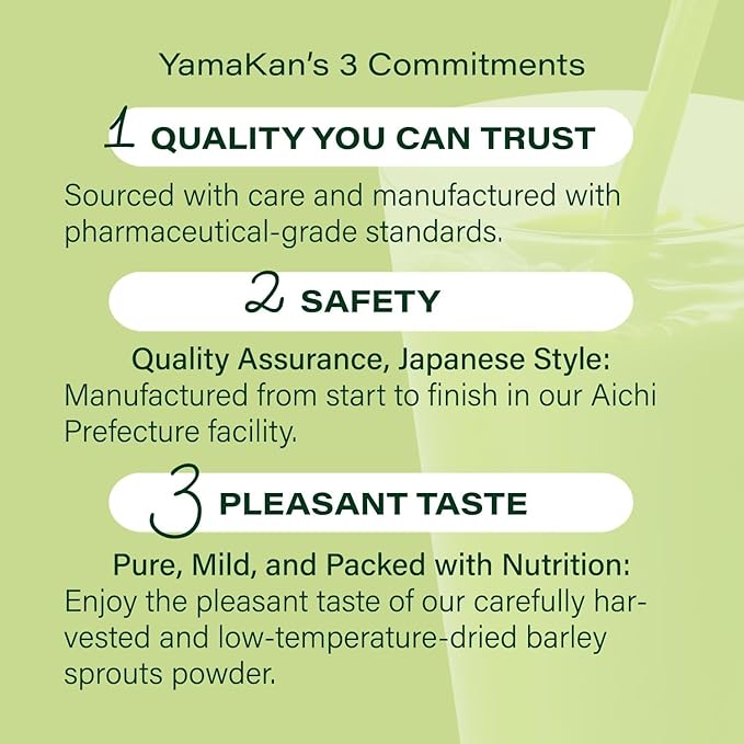山本漢方製薬株式会社 YAMAKAN Natural Kale Powder for Smoothies&amp Drinks Kale Green Juice Powder Kale Drink with Fiber for Daily Energy Digestive Gut Health&amp Immune System Vegan from Japan 44 Count