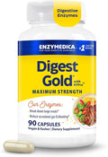 Enzymedica Digest Gold - Digestive Enzyme Supplement for Women &amp Men Enzyme Capsules for Digestion Gut Health Support Helps Gas &amp Bloating ATPro Energy Support Maximum Strength Vegan - 9