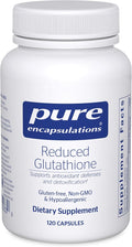 Pure Encapsulations Reduced Glutathione | Hypoallergenic Antioxidant Supplement to Support Liver and Cell Health* | 120 Capsules