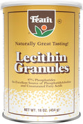 Fearn Natural Foods Soy Lecithin Granules – Fat Emulsifier with Essential Nutrients for Health Improve Texture of Cakes Breads &amp DIY Gummies 16 Oz