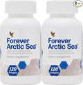Forever Living - Arctic Sea Omega-3 Supplement - EPA and DHA Blend for Heart Brain and Eye Health - Gluten-Free - 240 Softgels (Pack of 2)