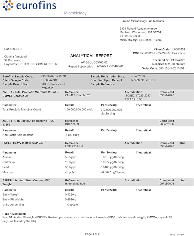 Intelligent Labs Probiotic 50 Billion CFU with Prebiotics PHGG &amp FOS No Refrigeration Needed Once Daily 10x Effectiveness 60-Day Supply Third-Party Verified