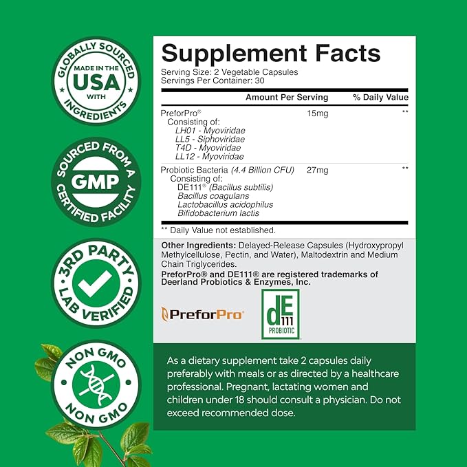 Prebiotics and Probiotics Gut Health Supplement-Super Potent Digestive Health Acidophilus Probiotic Capsules with Men &amp Womens Probiotics &amp Prebiotics for Colon Digestive Support and Immunity
