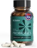 BIOMA Probiotics - Digestive Health Probiotic - Gut Support for Men &amp Women with Xylooligosaccharides Tributyrin &amp Bifidobacterium - Vegan &amp Gluten Free - 60 Delayed-Release Capsules (30-