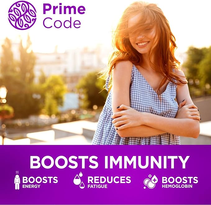 Prime Code CoQ10 250mg with Magnesium Glycinate and Vitamin E CoQ10 200mg &amp Vitamin C 250mg Gummies