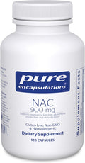Pure Encapsulations NAC 900 mg - N-Acetyl Cysteine Amino Acid Supplement for Lung &amp Immune Support Liver &amp Antioxidants* - 120 Capsules