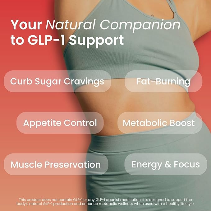 GLP-1 Natural Booster with Dihydroberberine Dietary Supplement for GLP-1 Production Support 60 Capsules