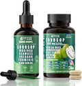 Vyxion Soursop Bitters Bundle Liquid &amp Capsule Sea Moss Moringa Turmeric Black Seed Oil Oregano Ashwagandha | Herbal Extracts for Overall Health-Enhancing | Vegan Non-GMO