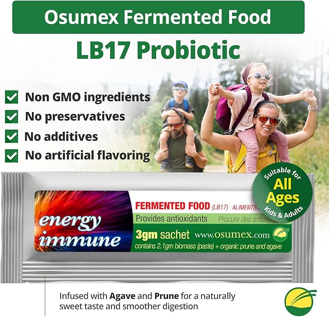 LB17 Fermented Food Biomass Probiotics for Women Men &amp KIds 3g - 10 Sachet/Box Probiotic Packets Probiotics for Digestive Health Adult Probiotic Digestive Nutritional Supplements Kids Gut Hea