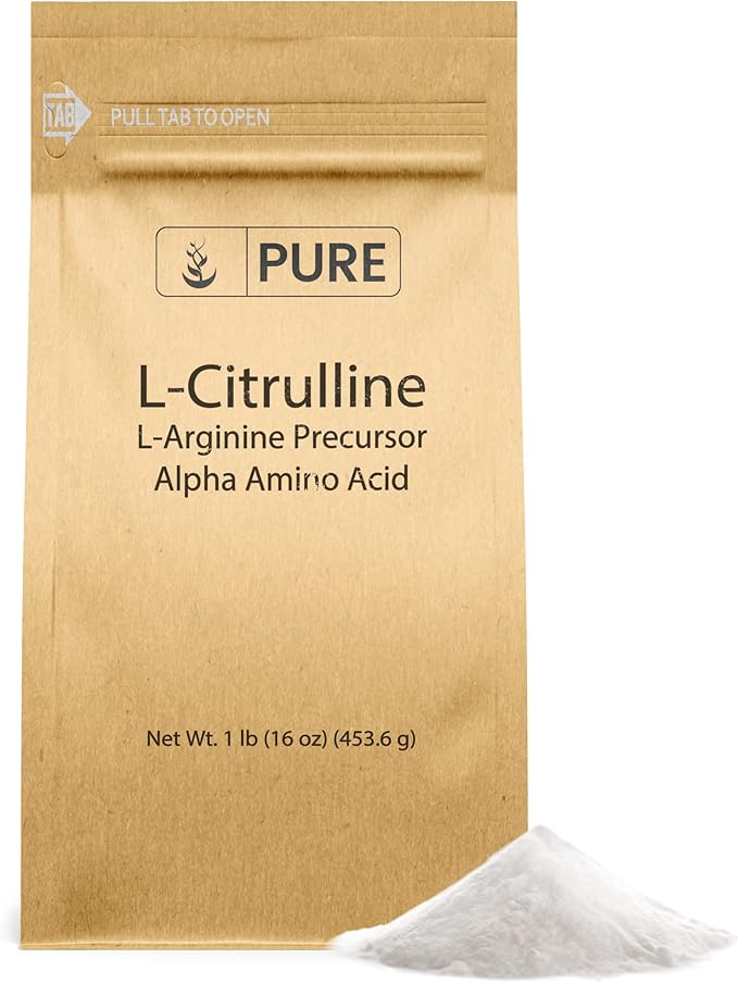 PURE ORIGINAL INGREDIENTS L-Citrulline L-Arginine &amp AAKG Powder Bundle (1 lb Each) Food Safe Supplement Powders