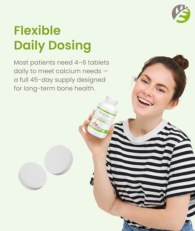 BariSlim Bariatric Calcium Citrate with Magnesium &amp Vitamin D Tabs - 500mg Calcium Citrate - Formulated for Post Weight Loss Surgery - Supports Bone Health | Tropical Punch | 180 Tablets