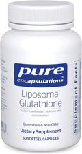 Pure Encapsulations Liposomal Glutathione - Immune Support &amp Liver Detox* - Antioxidant Protection - with Setria Glutathione - Non-GMO - 60 Softgel Capsules