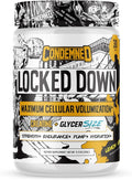CONDEMNED Labz Locked Down | Creatine Performance Complex | Creatine Monohydrate Glycerol Taurine | Enhanced Hydration Energy &amp Stamina | 30 Servings (Lemon Lime)