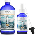 Silver HOLISTICS Colloidal Silver Liquid Bundle – Includes Colloidal Silver Spray (4 OZ) &amp Refill Solution (16 OZ) with Free Dropper - Immune Support Supplement for Children Adults &amp Pets