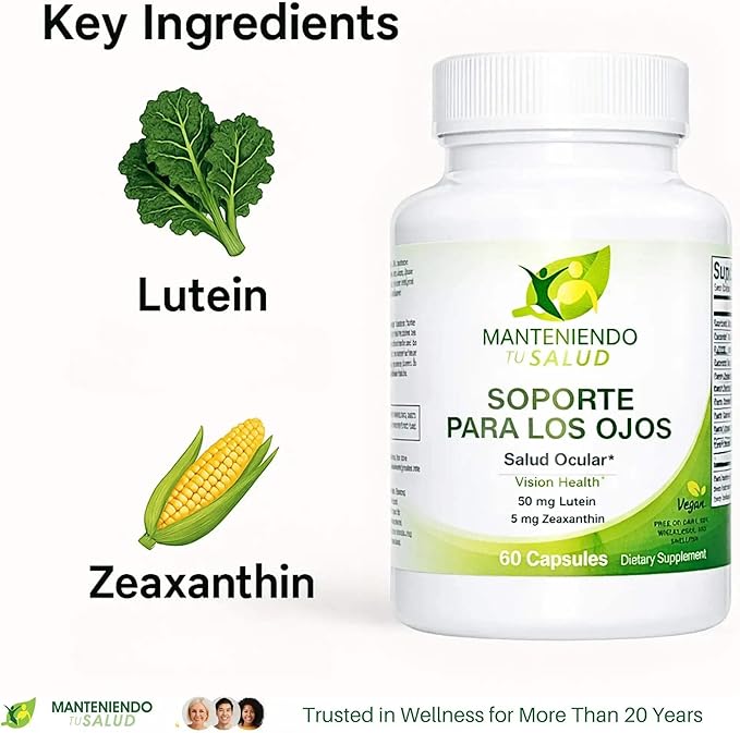 Soporte para Los Ojos Vision Health 60 Capsules