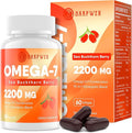 Omega-7 Sea Buckthorn Oil - with Omega-3 EPA/DHA Fish Oil Cinnamomum Fenugreek ALA Green Tea Cayenne Pepper Turmeric Resveratrol Black Pepper - Gluten-Free 60 Softgels