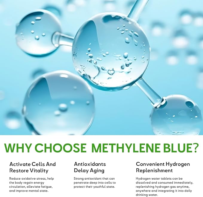 H2 Molecular Hydrogen Water Tablets with Magnesium120 Tablets Fast-Dissolving H2 Molecular Hydrogen Supplements Supports Brain Health and Cognitive FunctionNon-GMO Gluten Free