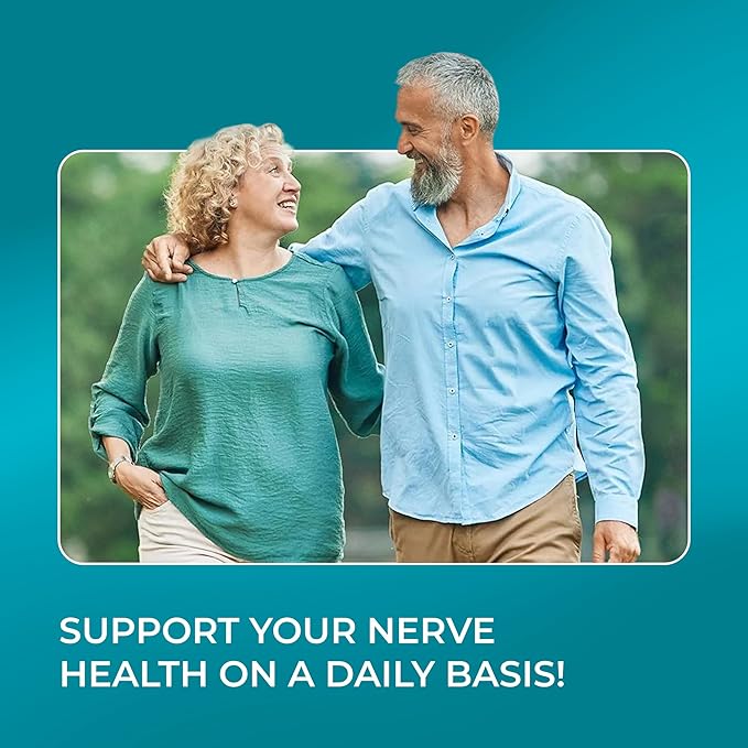PUREHEALTH RESEARCH Nerve Regen Formula - Nerve Support Supplement for Feet &amp Hands - with Alpha Lipoic Acid ALA Benfotiamine Acetyl L-Carnitine Vitamin B2 B6 B12 D3 &amp More - 6 Bottles