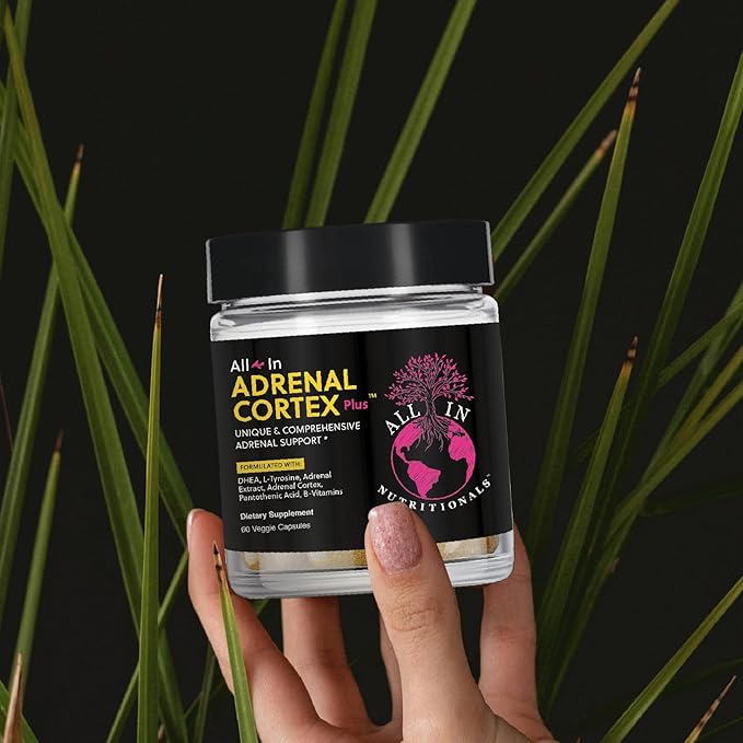 All In Nutritionals Adrenal Cortex + Adrenal Support Cortisol Support Herbal Supplement