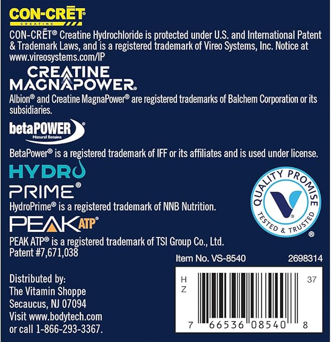 BodyTech Elite Ultimate Creatine 3X - Fruit Punch (1.07 Lbs./30 Servings)