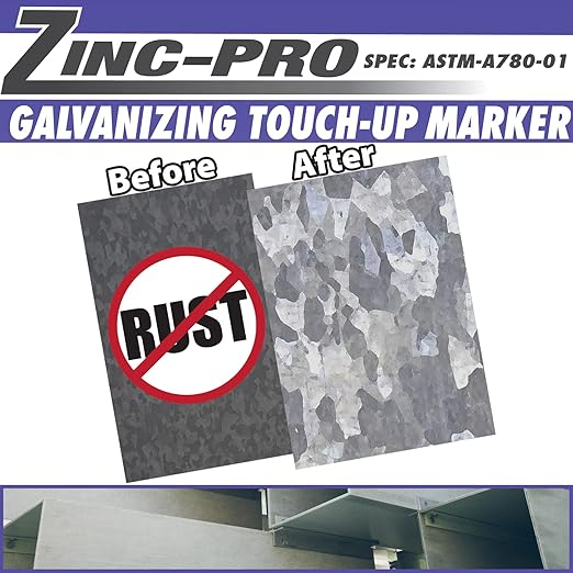 Zinc-Pro Galvanizing Touch-Up Marker 9 mL [3 Pack]
