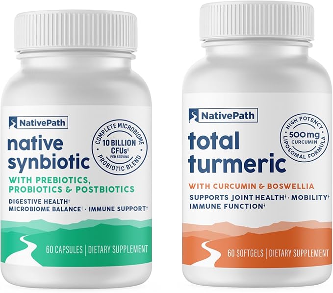 NativePath Synbiotic and Total Turmeric Bundle