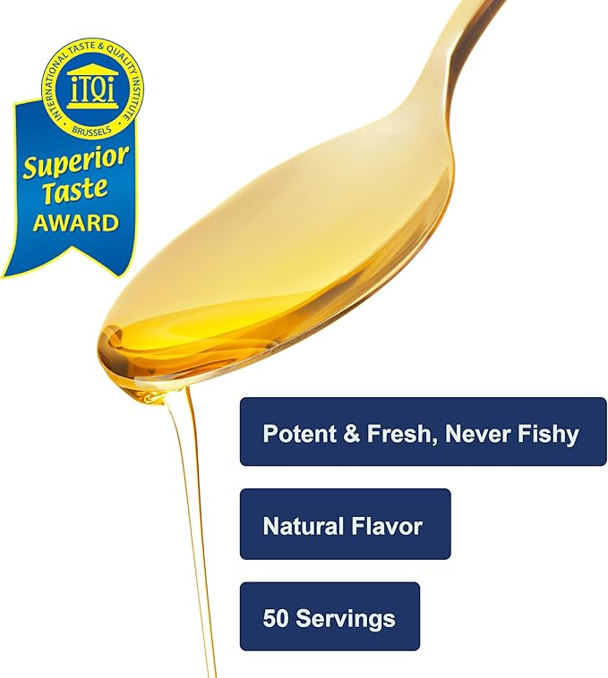 Carlson - Cod Liver Oil 1100 mg Omega-3s Plus Vitamins A &amp D3 - Wild Caught EPA DHA Omega 3 Supplement - Norwegian Arctic Sustainably Sourced Nordic Fish Oil Liquid Unflavored 250 mL (8.4 Fl Oz