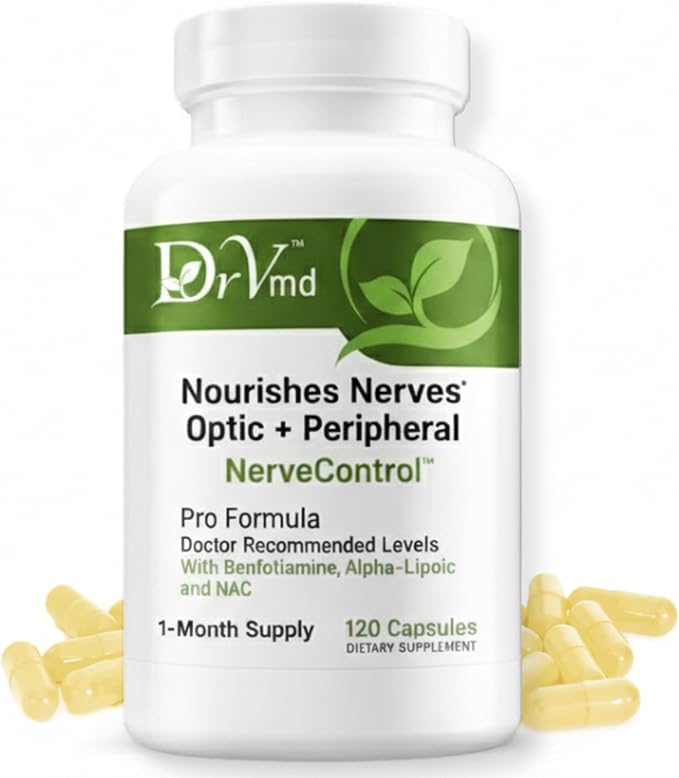 Nerve Relief for Hands and Feet by Dr. Vogel MD – B-Complex &amp ALA (1 Month Supply) – Benfotiamine ALCAR – Peripheral &amp Optic Nerve Health Comfort &amp Sensitivity