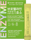 Digestive Enzymes with Kamut Khorasan Wheat &amp Bromelain Advanced Enzyme Blend for Gluten &amp Casein Digestion Bloating &amp Gas Relief Gut Health Support On-The-Go Stick Packs 3g x 30 Packe